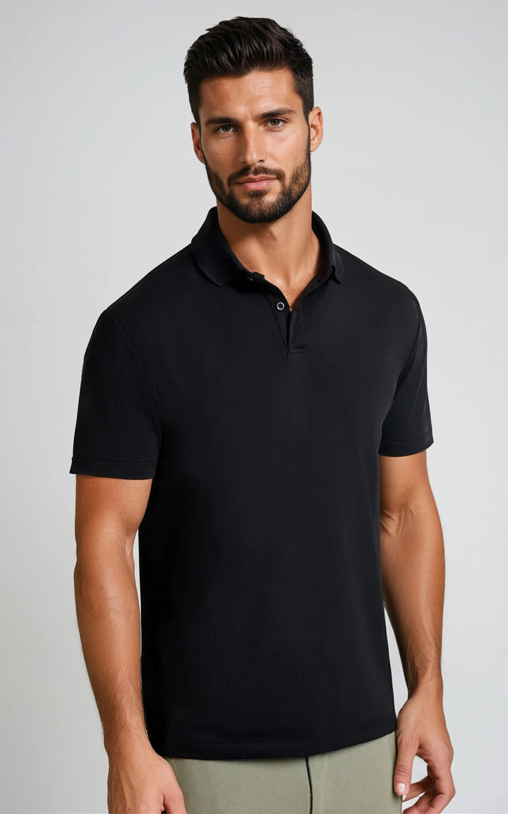 Men’s Classic Cotton Short Sleeve Polo T-Shirt - White
