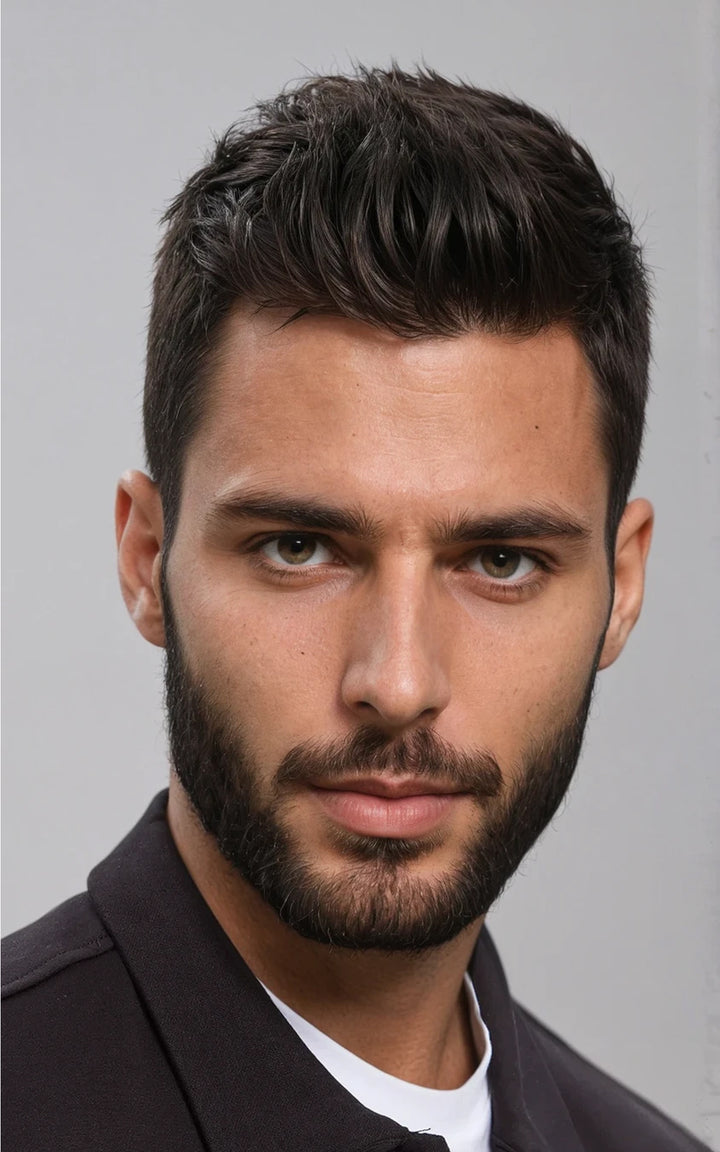 Men’s Stretch Cotton Athletic Overshirt - Charcoal