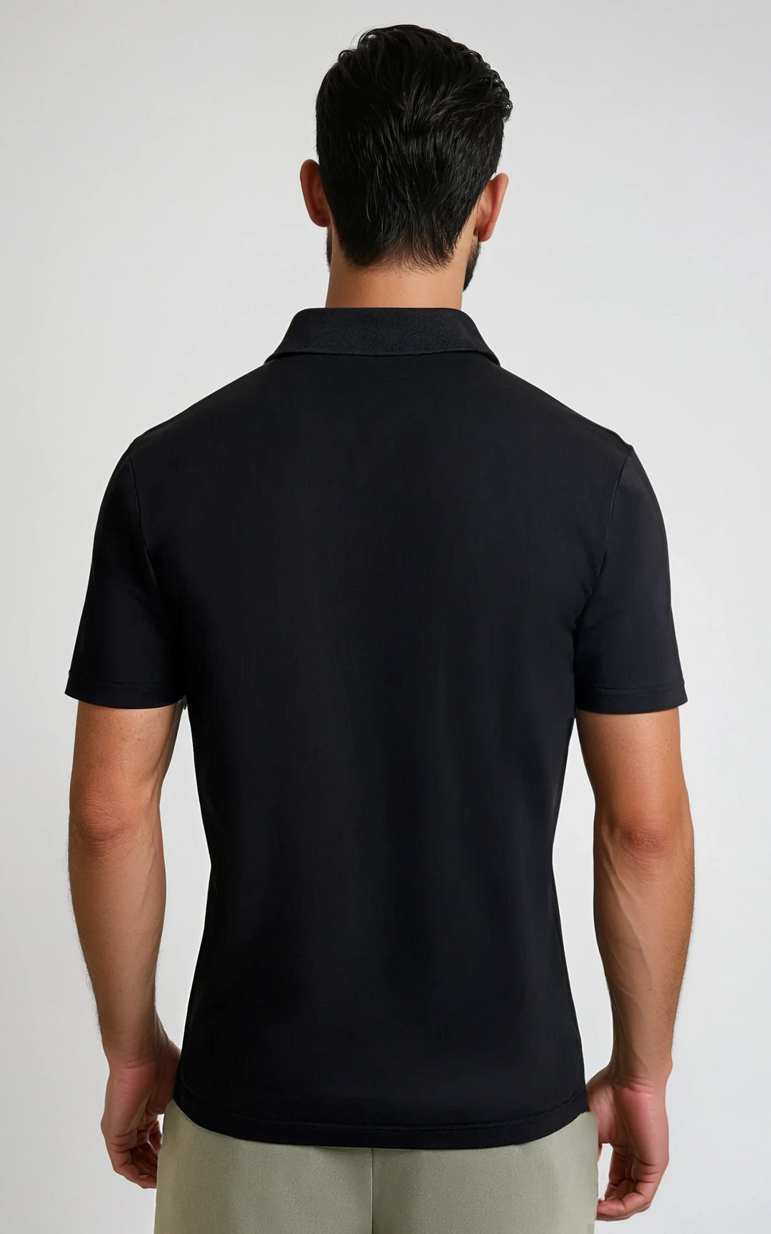 Men’s Classic Cotton Short Sleeve Polo T-Shirt - White