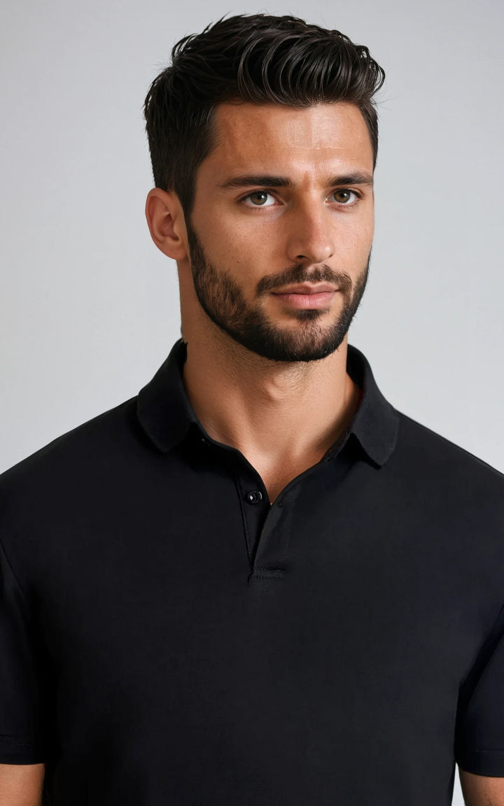 Men’s Classic Cotton Short Sleeve Polo T-Shirt - White