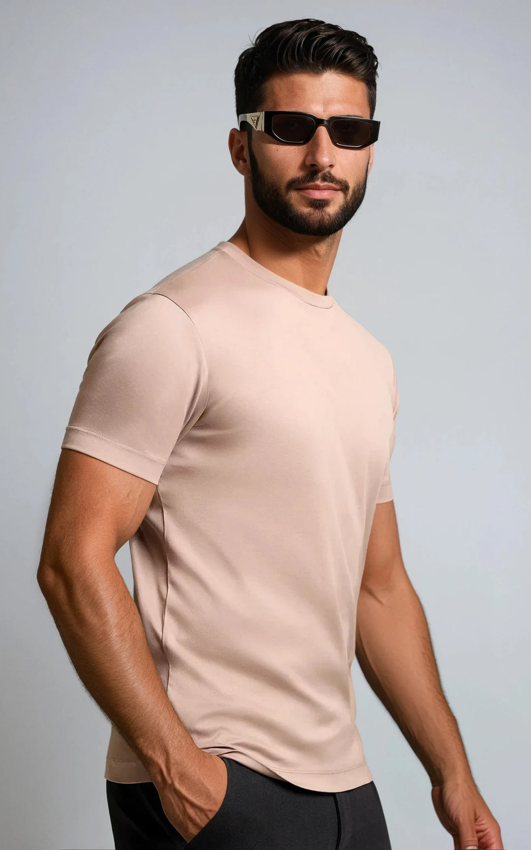 Men’s Slim Fit Heavyweight T-Shirt - Burgundy