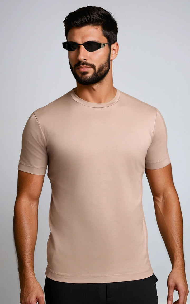 Men’s Slim Fit Heavyweight T-Shirt - Burgundy