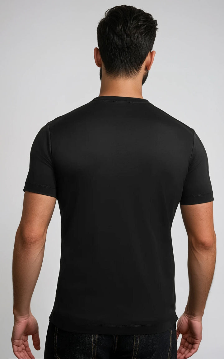Men’s Slim Fit Heavyweight T-Shirt - Black