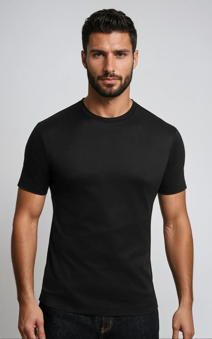Men’s Slim Fit Heavyweight T-Shirt - Burgundy