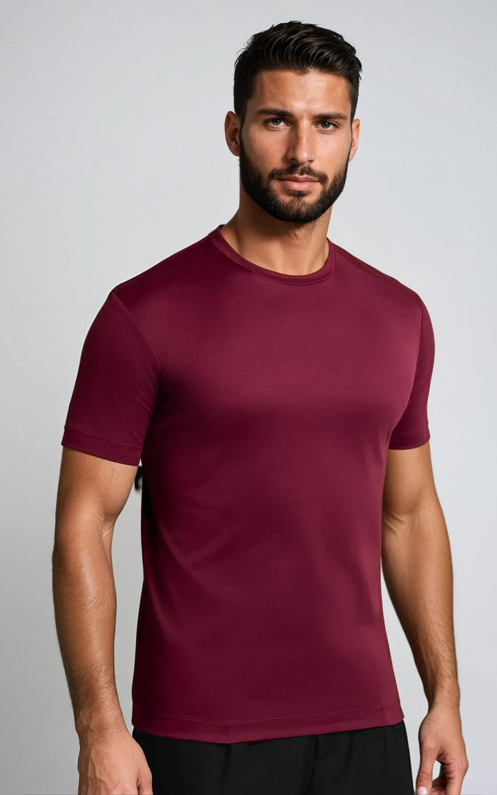 Men’s Slim Fit Heavyweight T-Shirt - Black