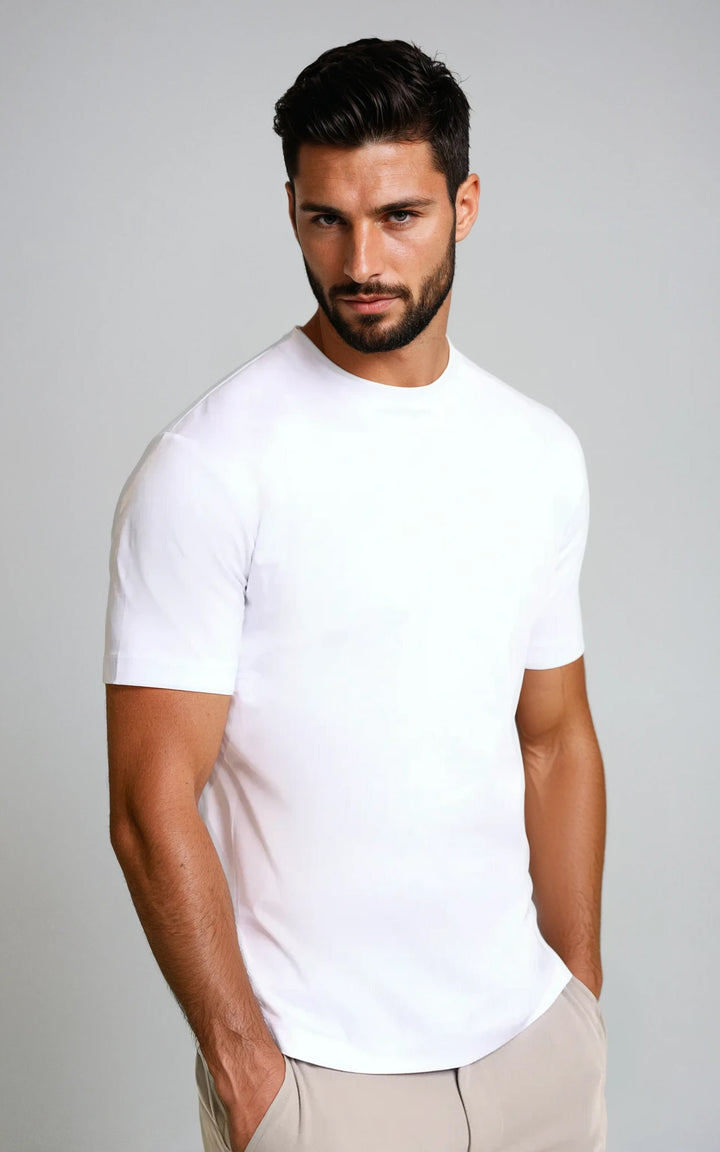 Men’s Slim Fit Heavyweight T-Shirt - Black