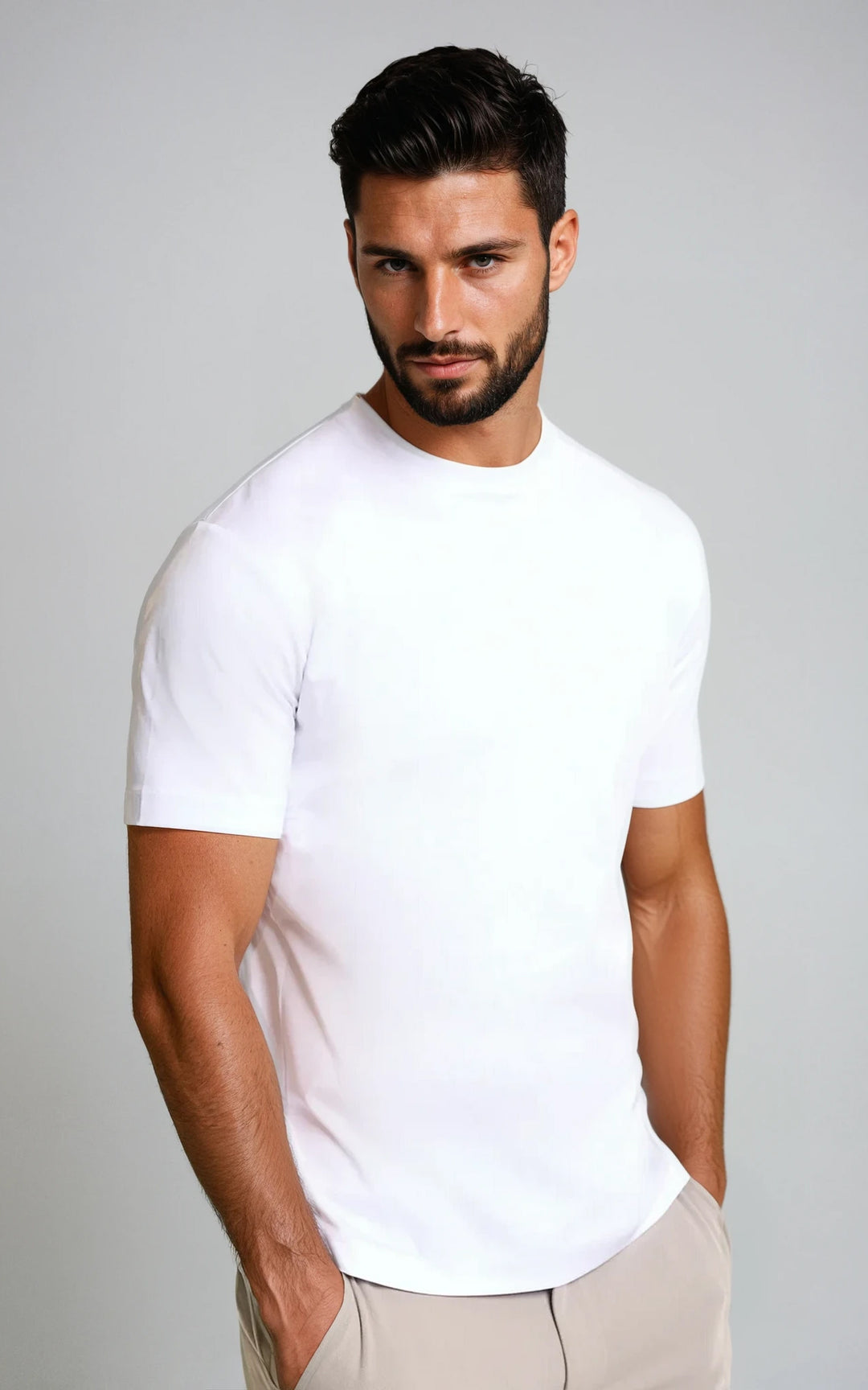 Men’s Slim Fit Heavyweight T-Shirt - Burgundy